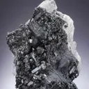 Gaudefroyite on Gypsum - image 1