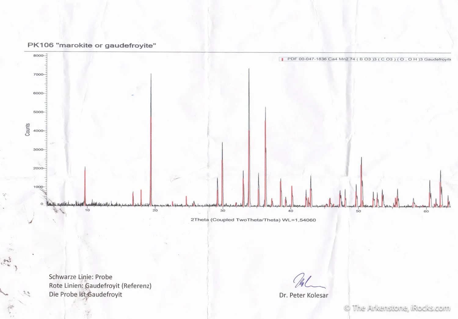 Gaudefroyite (Type Locality) - image 5