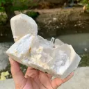 Gem Blue Aquamarine on Quartz and Feldspar from Pakistan - image 5