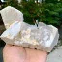 Gem Blue Aquamarine on Quartz and Feldspar from Pakistan - image 8