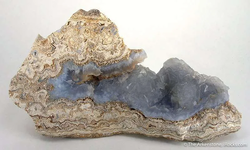 Gem Chalcedony Pseudomorph After Fluorite image