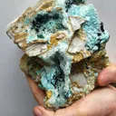 GEM CLINOATACAMITE CRYSTALS DRUSY CHRYSOCOLLA LILY MINE PERU DISCOVERY - image 1