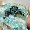 GEM CLINOATACAMITE CRYSTALS DRUSY CHRYSOCOLLA LILY MINE PERU DISCOVERY - image 5