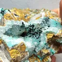 GEM CLINOATACAMITE CRYSTALS DRUSY CHRYSOCOLLA LILY MINE PERU DISCOVERY - image 6