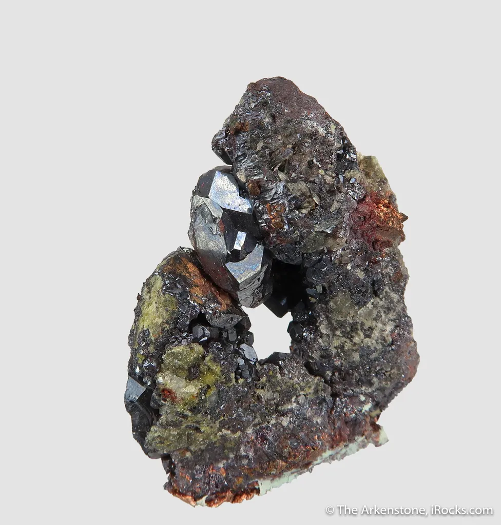 gem Cuprite crystal on Copper - image 6