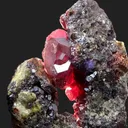 gem Cuprite crystal on Copper - image 5