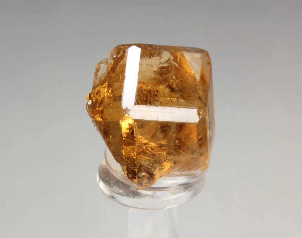 gem GARNET var. GROSSULAR from Canada, Québec, Jeffrey Mine - image 2