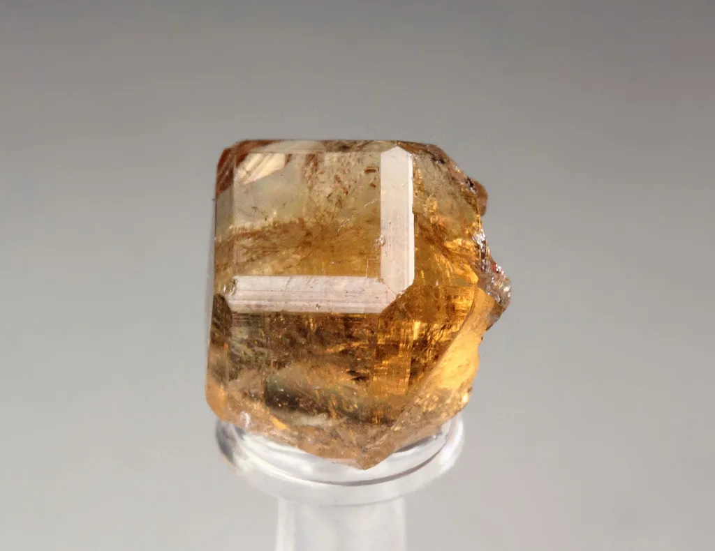 gem GARNET var. GROSSULAR from Canada, Québec, Jeffrey Mine - image 4