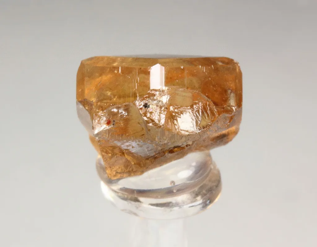 gem GARNET var. GROSSULAR from Canada, Québec, Jeffrey Mine - image 3