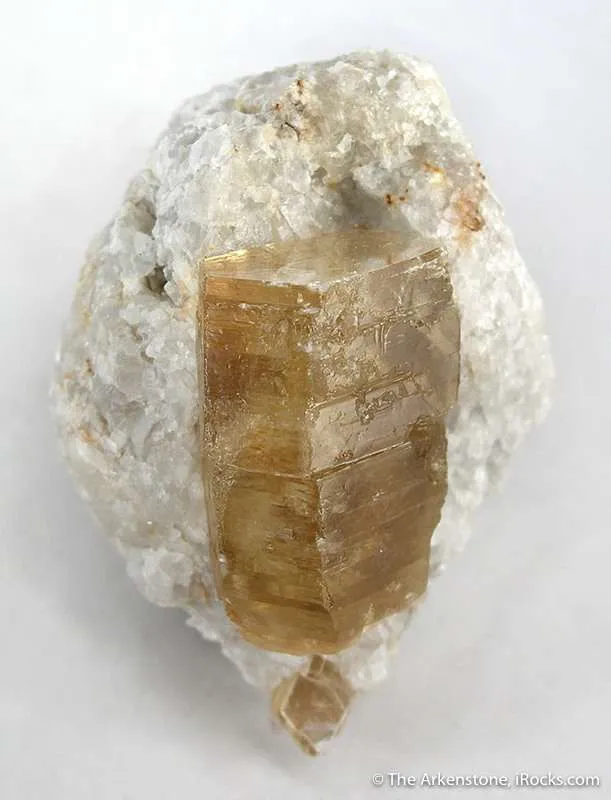 Gem Mica Var. Phlogopite in Marble image