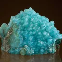 Gem Silica - Chalcedony on Chrysocolla - image 1