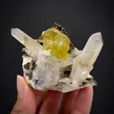 Gem Sphalerite and Quartz with Calcite - image 2