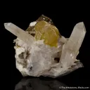 Gem Sphalerite and Quartz with Calcite - image 5