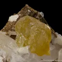 Gem Sphalerite and Quartz with Calcite - image 1
