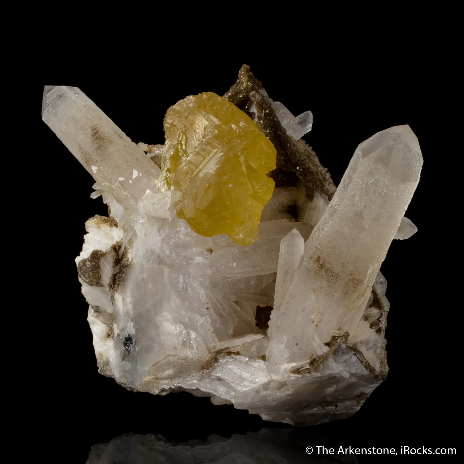 Gem Sphalerite and Quartz with Calcite - image 4