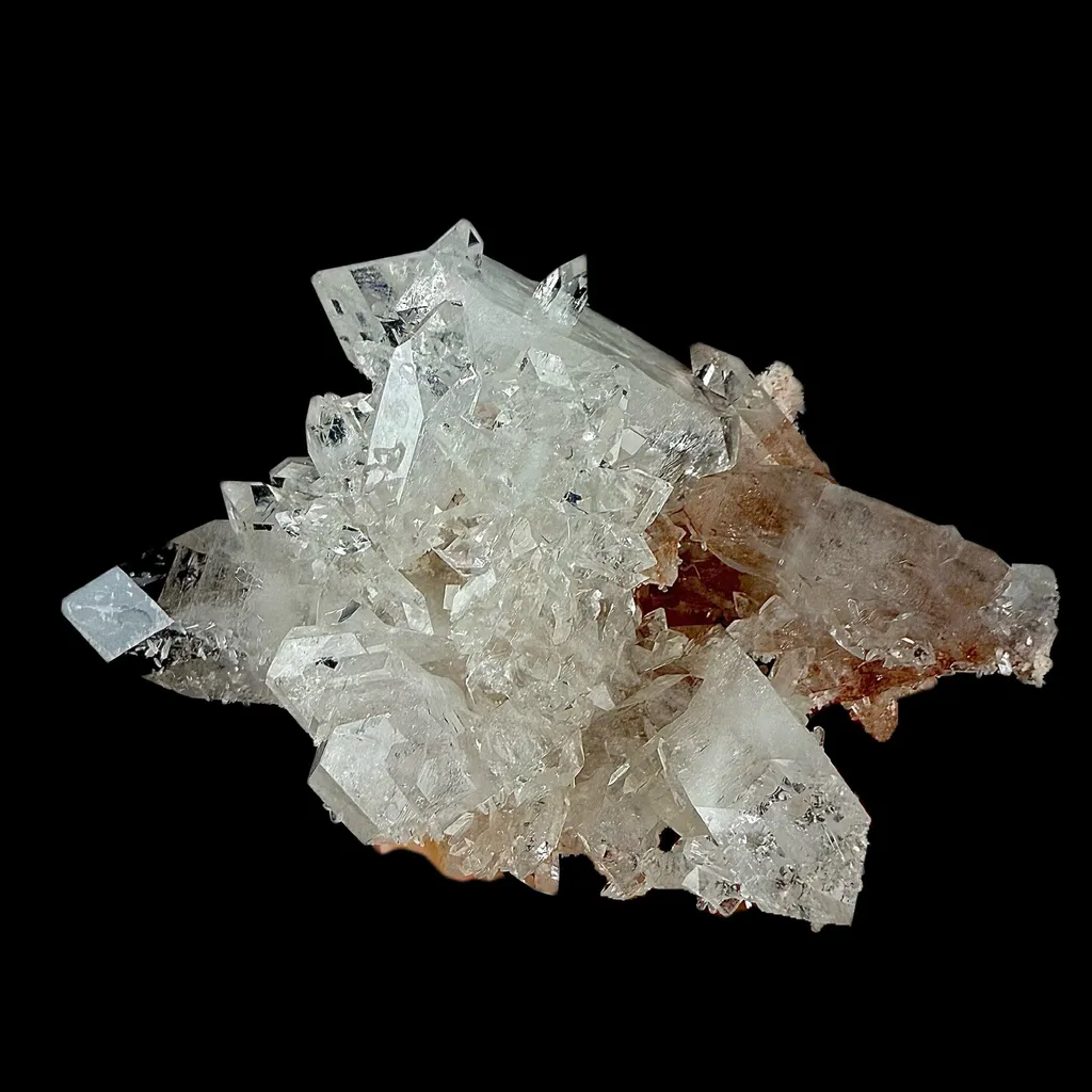 Gemmy Apophyllite and Chalcedony | High Quality Mineral | Indian Mineral | Superb Minerals | Fine Minerals | Collectors Piece image