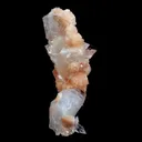 Gemmy Apophyllite Terminated Stalactite with Stilbite Natural Mineral Specimen (Repaired) - image 6