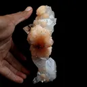 Gemmy Apophyllite Terminated Stalactite with Stilbite Natural Mineral Specimen (Repaired) - image 3