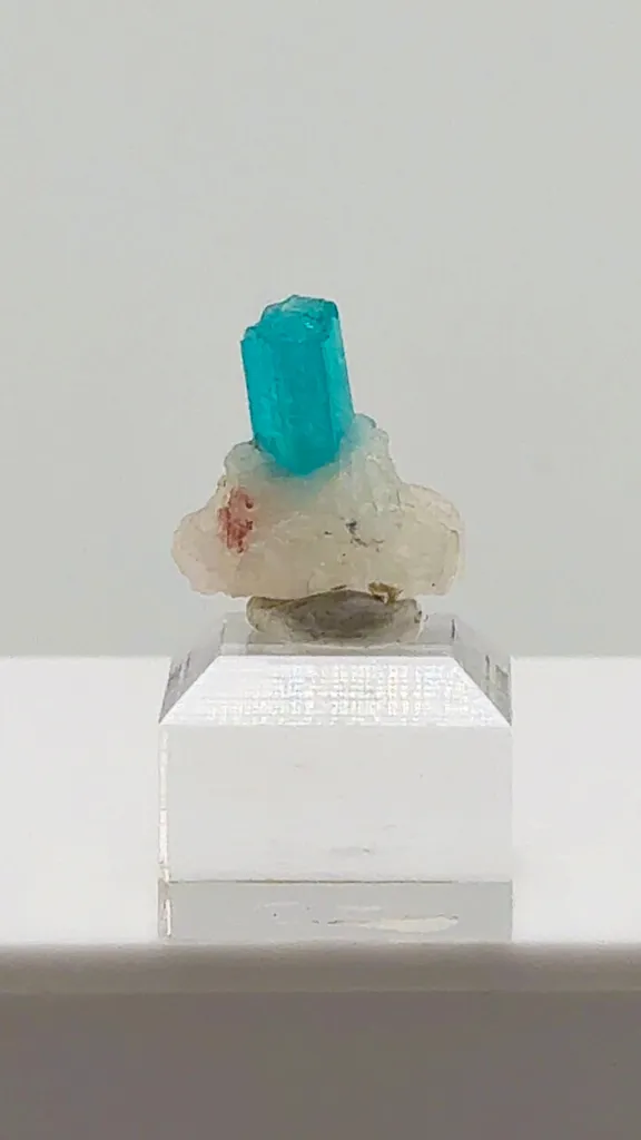 Gemmy Brazilian Paraiba Tourmaline in Quartz - image 2