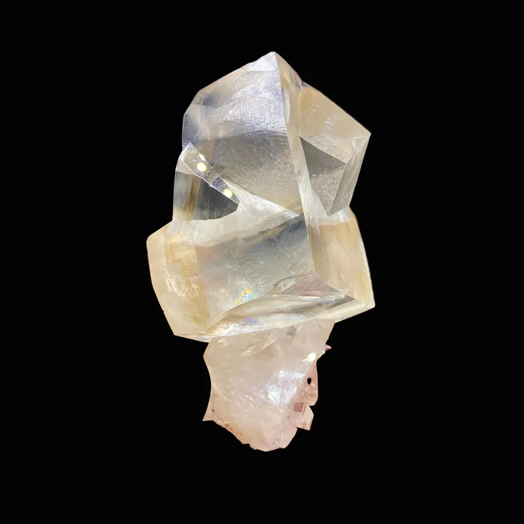 Gemmy Calcite Crystal – 360° Artistically Terminated Natural Mineral Specimen from Jalgaon, India DK96 - image 3