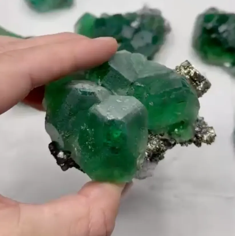 Gemmy Fluorite - image 2