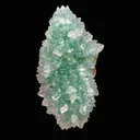 Gemmy Green Apophyllite Crystals on Heulandite Matrix | Rare Indian Zeolite Specimen from Ahmednagar DK119 - image 1
