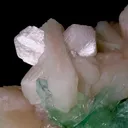 Gemmy Green Apophyllite on Stilbite | High Quality Mineral | Indian Mineral | Superb Minerals | Fine Mineral | Collectors Piece - image 4