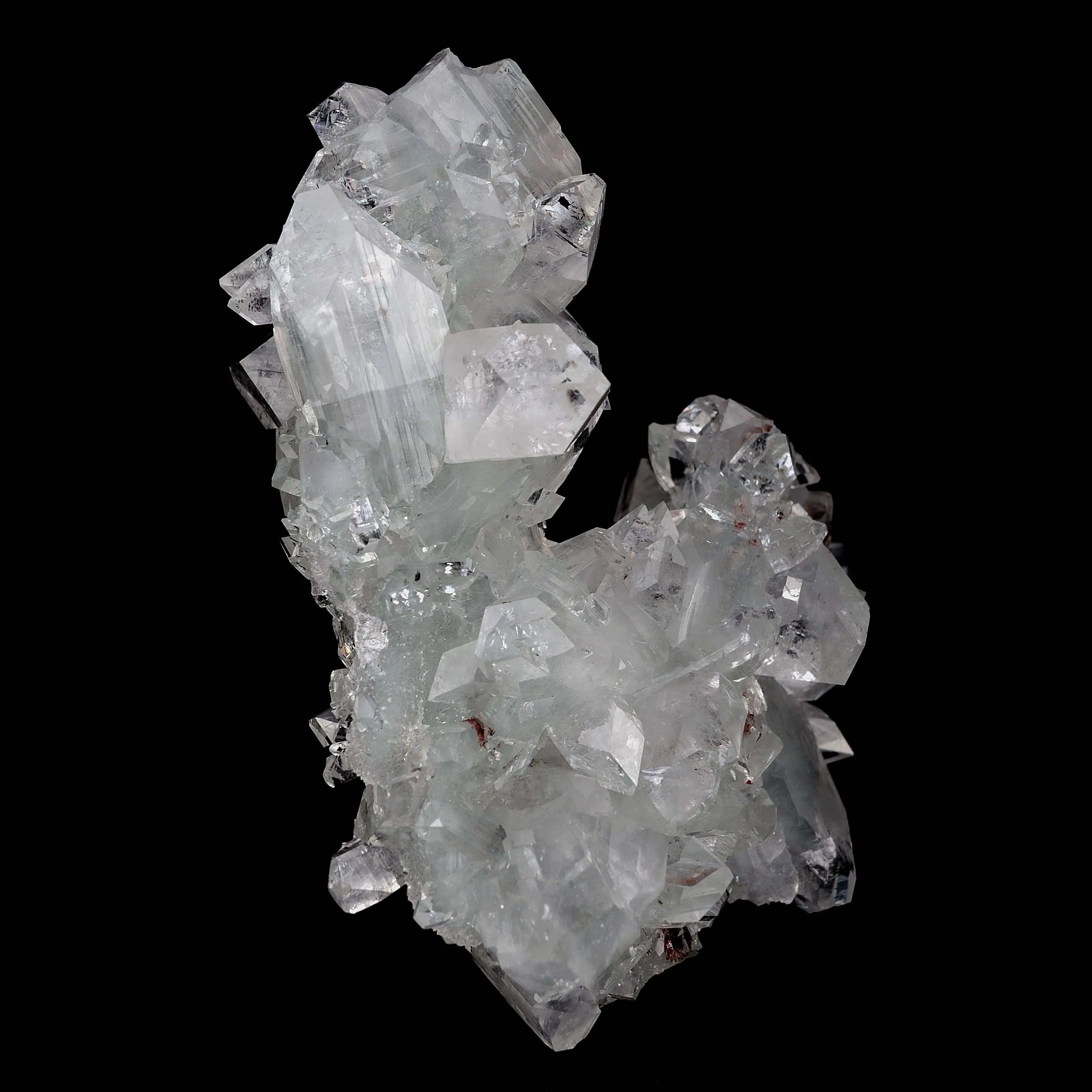 Gemmy Terminated Apophyllite Cluster Natural Mineral Specimen - image 2