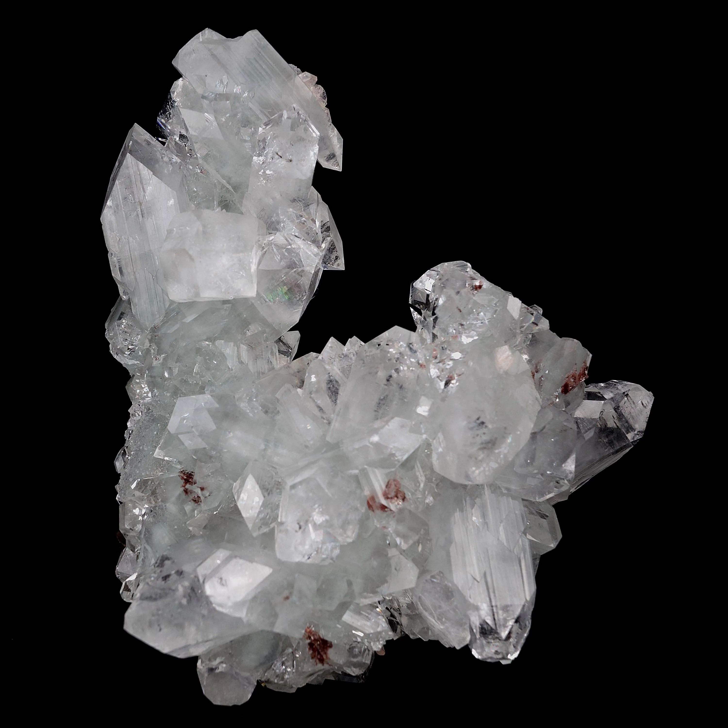 Gemmy Terminated Apophyllite Cluster Natural Mineral Specimen - image 1