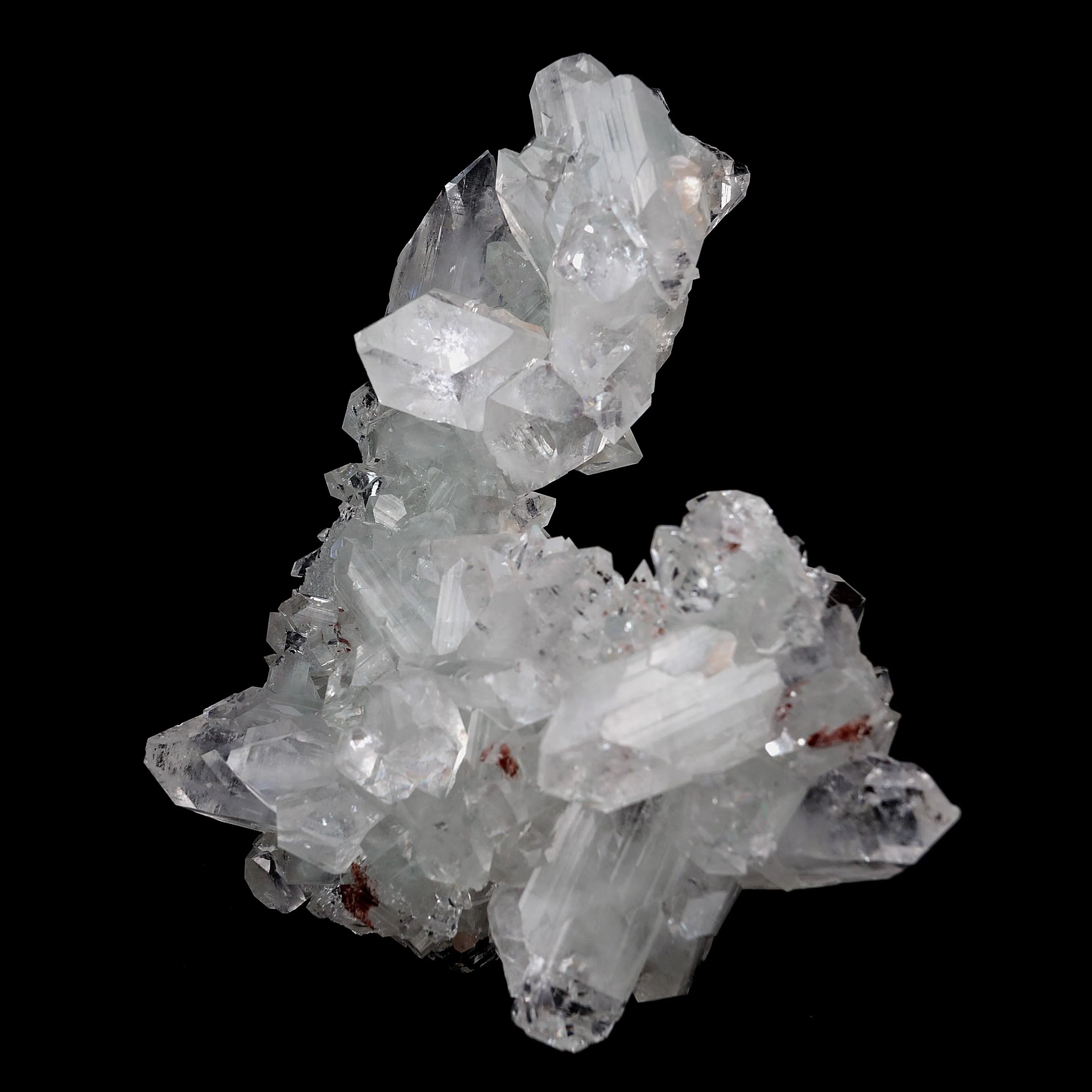 Gemmy Terminated Apophyllite Cluster Natural Mineral Specimen - image 3