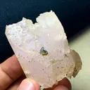 Gemmy Water-Clear Morganite with Tourmaline Crystal - Afghanistan - image 3