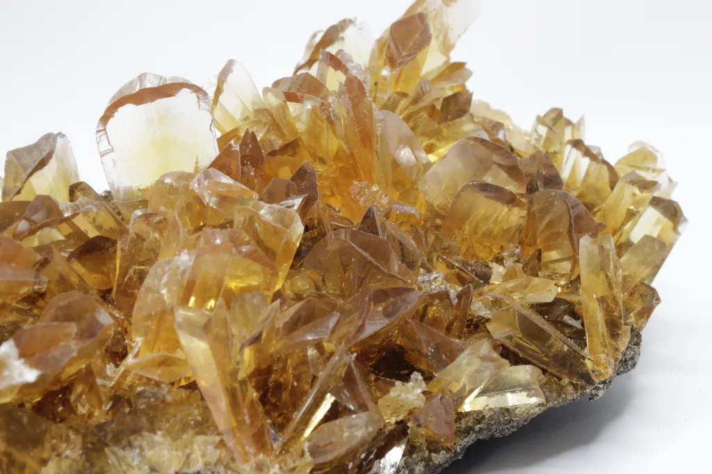 Gemmy Yellow Selenite crystal grouping - image 2