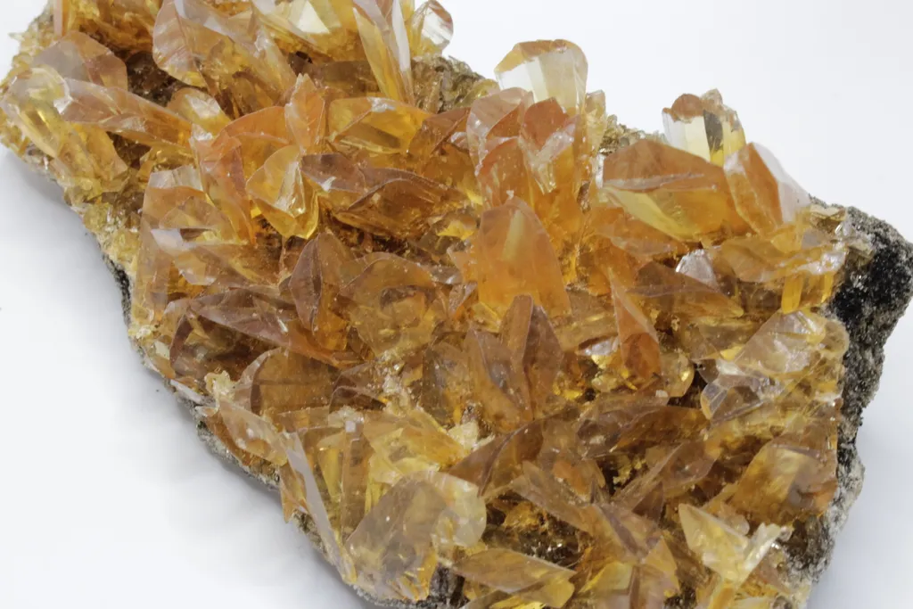 Gemmy Yellow Selenite crystal grouping - image 3