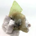 Genthelvite on Albite - image 1