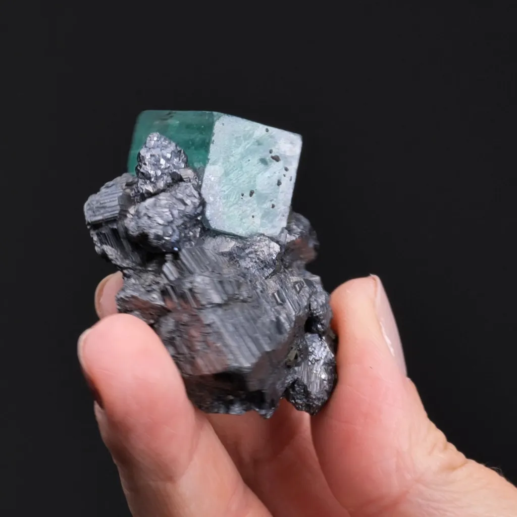 Geocronite with Fluorite - image 2
