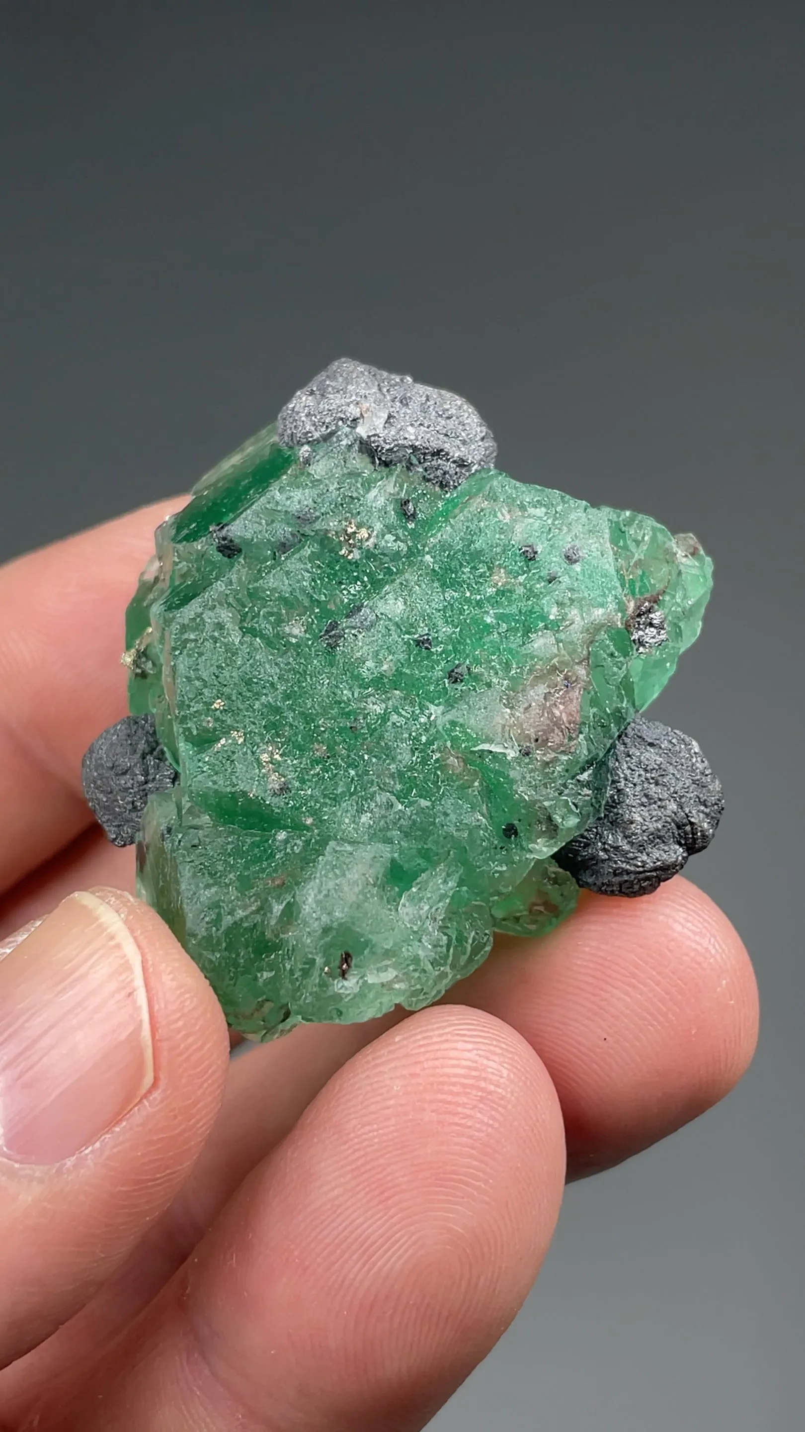 Geocronite with Fluorite - image 2