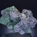 Geocronite with Fluorite and Sphalerite - image 1