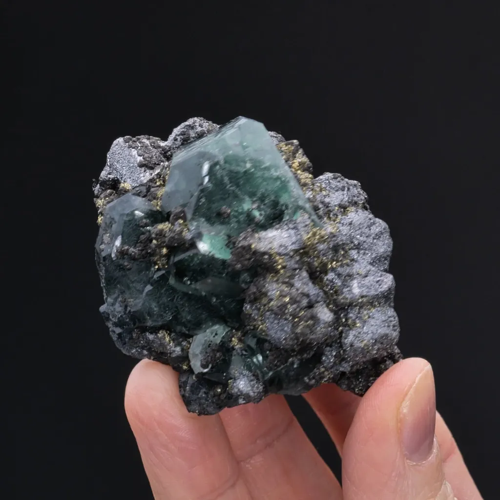 Geocronite with Fluorite Sphalerite and Pyrite - image 2