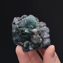 Geocronite with Fluorite Sphalerite and Pyrite - image 2