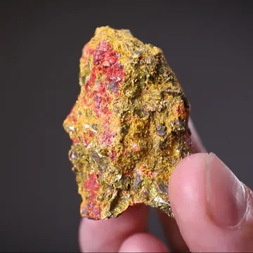 GETCHELLITE, Realgar and Orpiment (Specimen and Polished Mount)