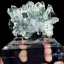 Ghost Crystal Cluster and Pure Iron Ore Symbiosis comes from Guangdong,China 85*60*60MM - image 7