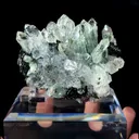 Ghost Crystal Cluster and Pure Iron Ore Symbiosis comes from Guangdong,China 85*60*60MM - image 1
