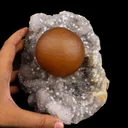 Gigantic Botryoidal Fluorite on MM Quartz Very, Rare Natural Mineral Specimen - image 4