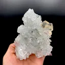 Glittering Calcite on Ultra Sparkling Apophyllite Crystal Specimen | Jalgaon, India DK101 - image 3