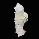 Glittering Calcite on Ultra Sparkling Apophyllite Crystal Specimen | Jalgaon, India DK101 - image 4
