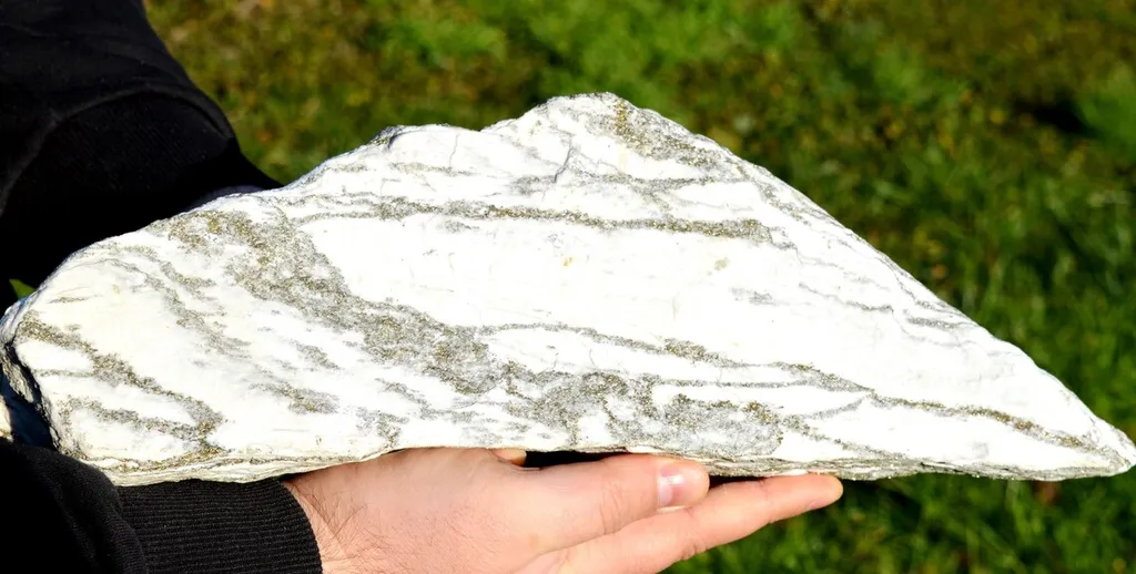 Gneiss & Pyrite 7650 grams - Crodo gneiss quarries, Verbano-Cusio-Ossola Province, Piedmont, Italy - image 6