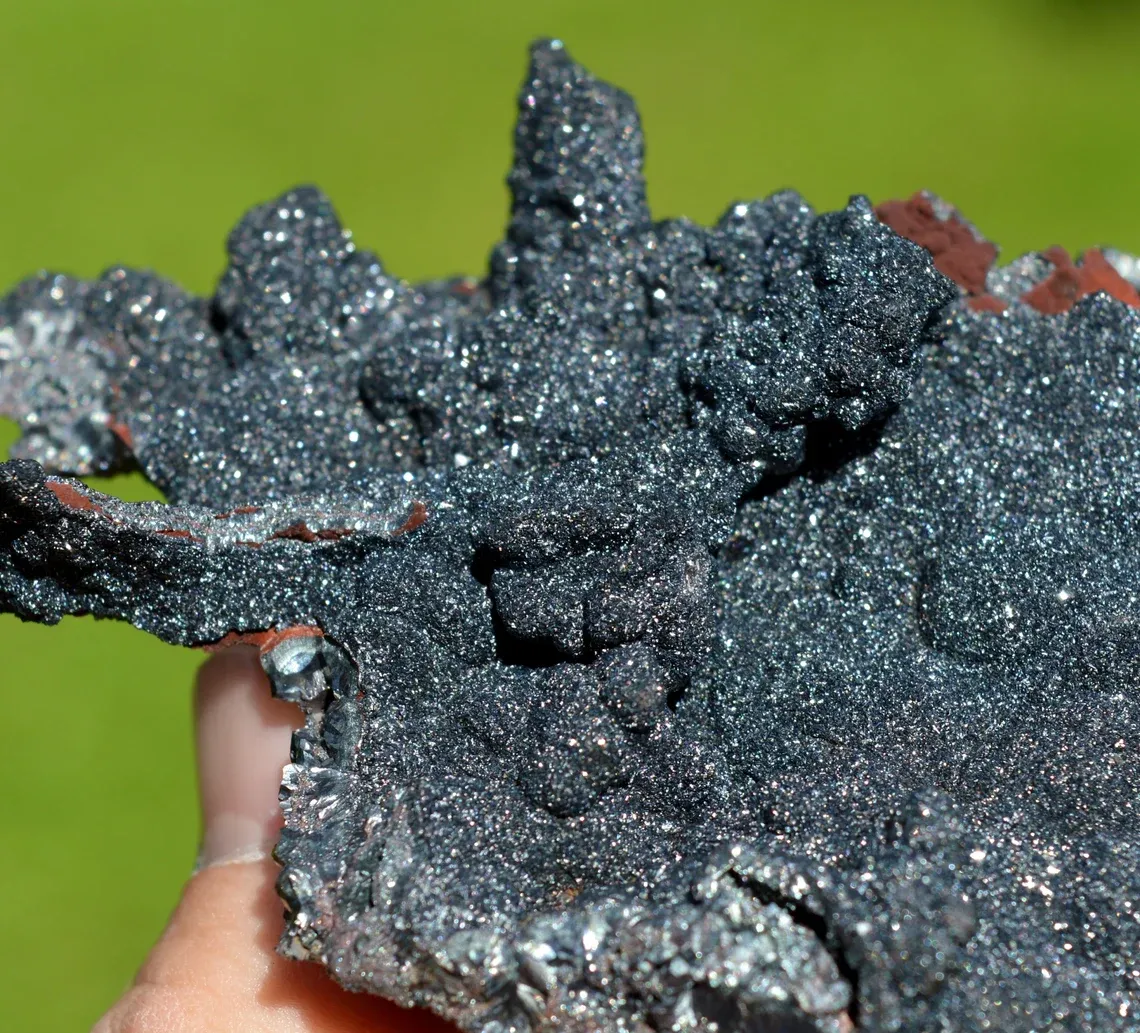 Goethite 360 ​​grams - Mont-Roc Mine, Mont-Roc, Castres, Tarn, Occitanie, France - image 4