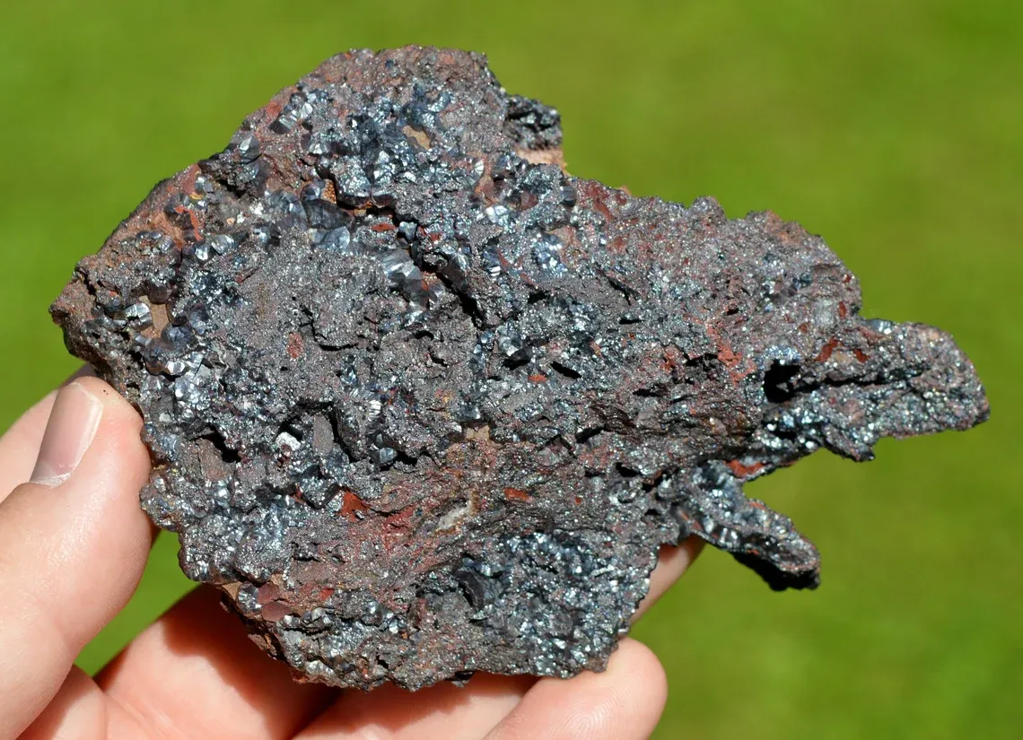 Goethite 360 ​​grams - Mont-Roc Mine, Mont-Roc, Castres, Tarn, Occitanie, France - image 6