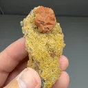 Goethite after Pyrite with Calcite - image 2