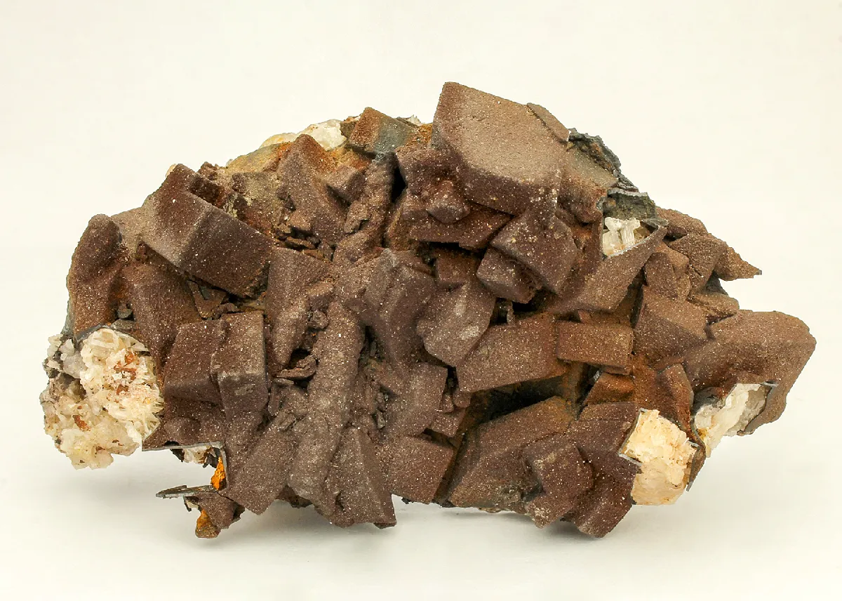 Goethite coating Cerussite after Anglesite - image 1